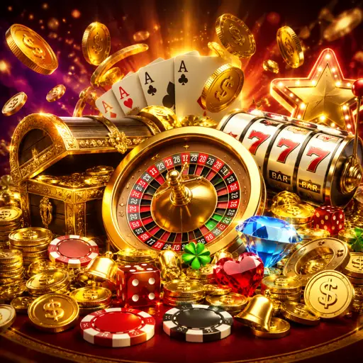 Calendário promocional com ofertas da semana em dourado