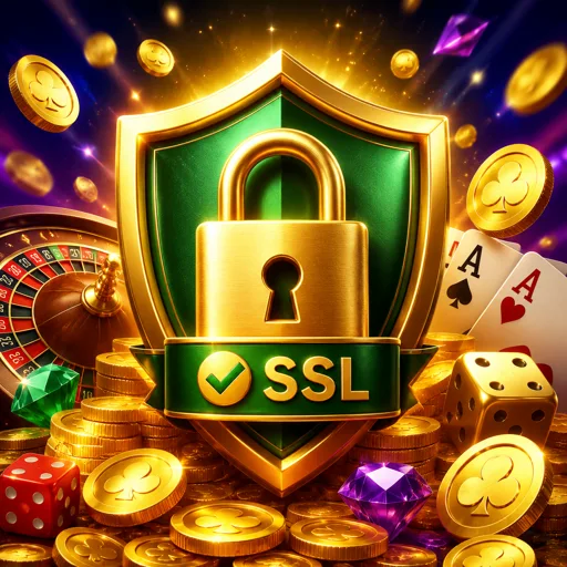 Cadeado dourado sobre fundo escuro representando conexão segura, criptografia SSL e proteção de dados na tela de login da 26T.COM